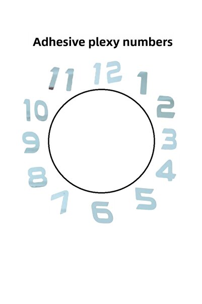 EXİZ TİCARET Numere de ceas din plexiglas, numere și numere pentru ceas de pe...