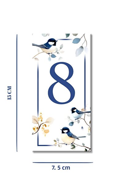 MODA CERO Blue Bird Door Number No:8
