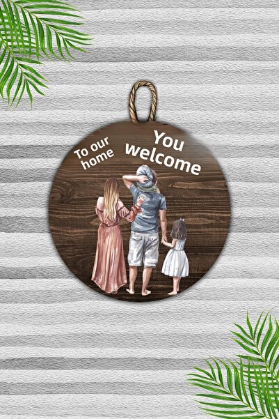 Dormot Home ديكور باب خشبي حديث - مرحبًا بكم في ديكور باب المنزل العائلي مع خ...