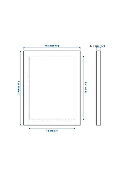 IKEA Fıskbo Colorful Frame Green 13X18 cm 00584912