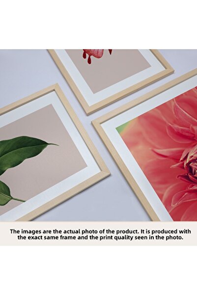 HOMEPACK Natural Wooden Framed 5-Piece Painting Set Hpn010