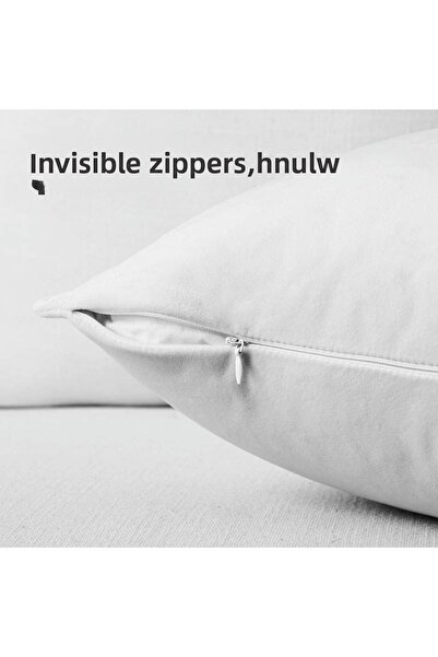 Donetella 2- Piece Modern 45x45 Throw Pillow Cover -,Decorative Covers for Cushions, Filling Not Included