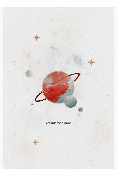 Universal Hartă spirituală: Cărți cu liste de piese (microcosmos) Tablou Post...