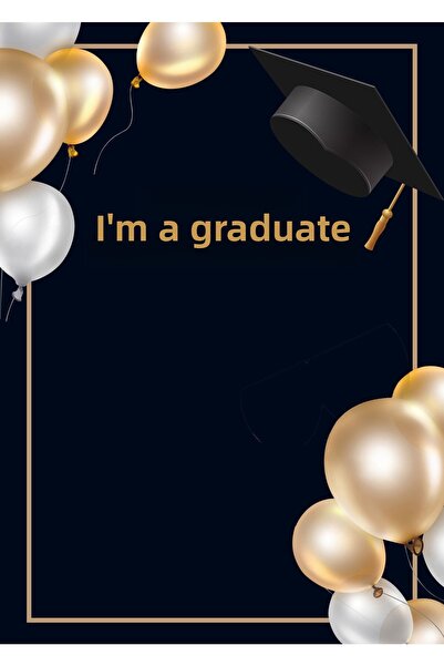 TELLGRAF REKLAM HİZMETLERİ لوحة التخرج مناسبة للاستخدام في المدارس (الخلفية)