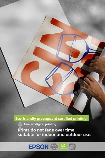 Postifull Frameless Poster, Cin, Comfort Series Kitchen Wall Poster, No:109129