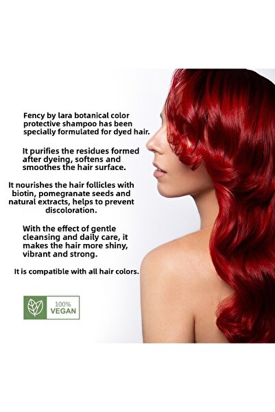 fency By Lara Botanical Hair Color Protector Shampoo 550ml