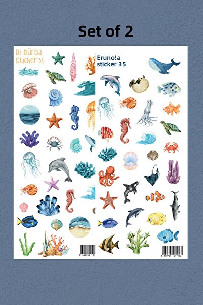 Bi Dünya Haber Set de 2 creaturi marine