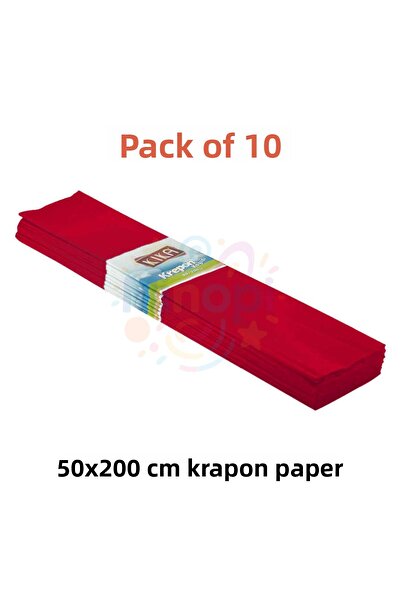 Minopi Burgundy craft paper 10-pack, colored handcraft paper for school & kin...