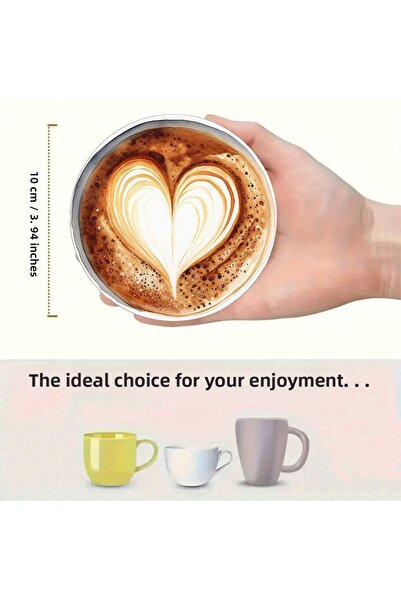 kutuTR ☕   Special Set of 6 Mdf Coasters for Coffee Love – 10 cm Brd-037