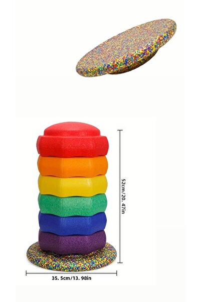 BİLMİŞ ÇOCUK مجموعة أحجار التوازن والخطوات للأطفال