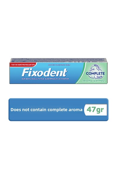 Fixodent كريم لاصق لتركيبات الأسنان كامل بدون رائحة 47 جرام