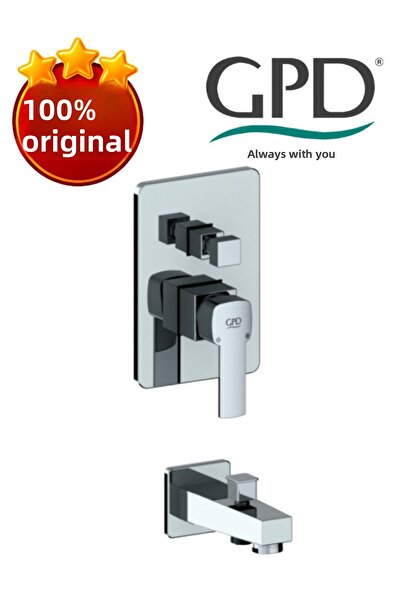 GPD Pedra Mta160 Fully Concealed Bathroom Faucet