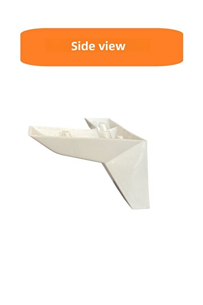 HOMDEP Sofa Armchair Tv Unit Console Upgrade Loft Model Plastic Leg 11 cm White Color 6 Pieces