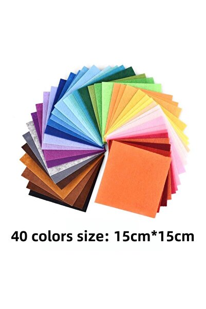 Choice 15 × 15 سم 40 قطعة 10/40 قطعة قماش لباد غير منسوج 10 سم حزمة قماش مرقع...