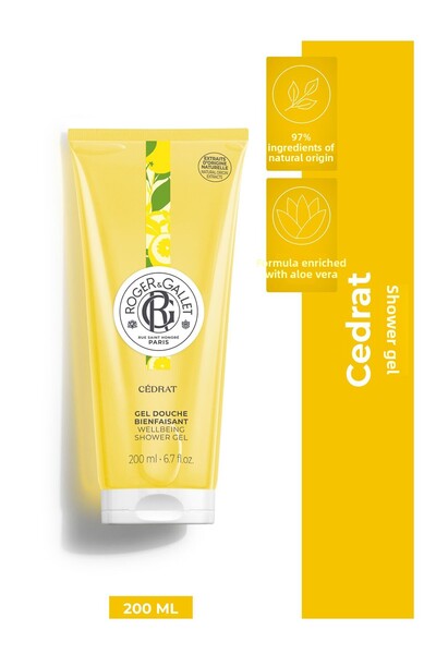 Roger&Gallet Roger & Gallet Cedrat Душ гел 200 мл - Натурален екстракт от лим...