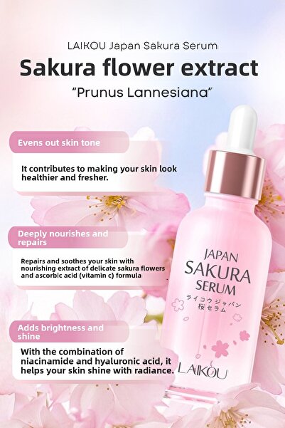 LAIKOU Anti-Blemish Brightening Skin Tone Equalizing Anti-Aging Skin Serum Niacinamide 30ml