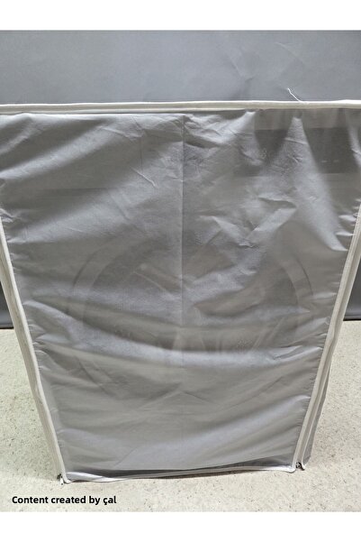 Başak Ev Tekstili FABRIC TEXTURED PVC COATED WATERPROOF WASHING MACHINE DRYER COVER