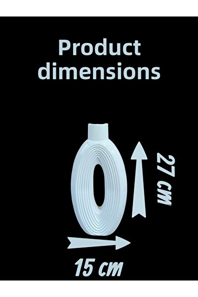 ERGİNCİ HOME Stil boem NORDIC Pachet de 2 vaze de dimensiuni mari Cadou Pinterest Pampas Articole decorative DE ÎNALTĂ CALITATE