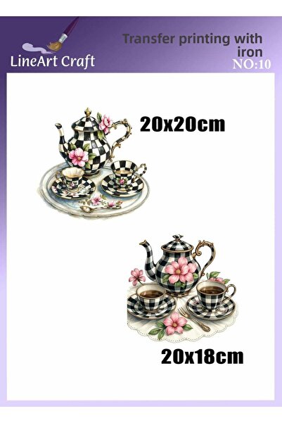 LİNEART Iron Transfer Printing & Fabric Transfer No:Kmş10-18X20Cm