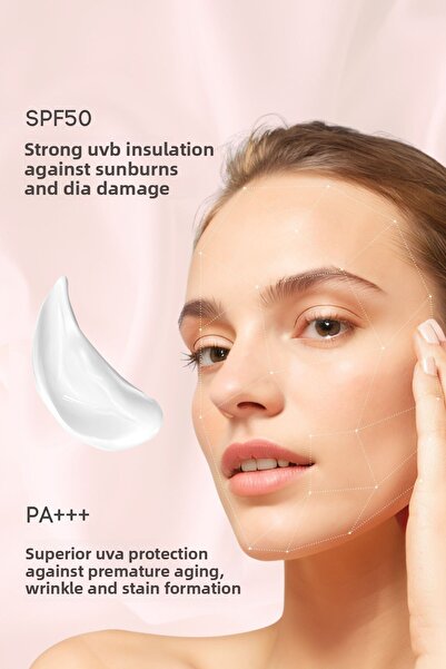 LAIKOU Spf 50+ High Protection Anti-Blemish Tone Equalizing All Skin Types Moisturizing Sunscreen 50ml