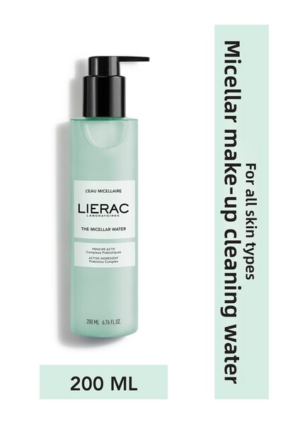 Lierac Cleanser Micellar Water for Makeup Removal 200 ml Removes Makeup & Cle...