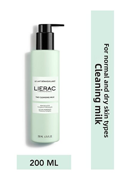 Lierac منظف ​​حليب إزالة المكياج 200 مل يزيل المكياج وينظف ويرطب