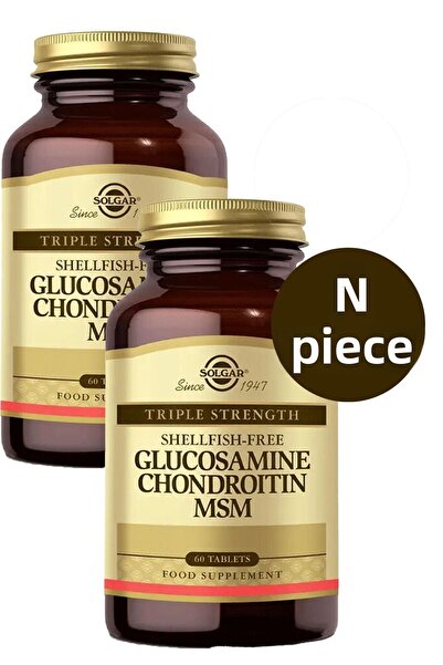 Solgar Glucosamine Chondroitin Msm 60 Tablets 2 Pcs