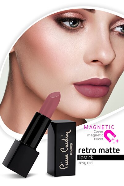 Pierre Cardin أحمر شفاه ريترو مطفي - أحمر وردي - 139