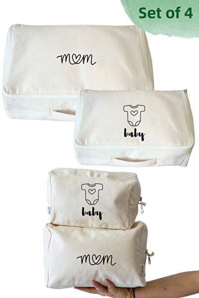 Mama Yoyo Baby&Kids Mom and Baby Printed Bag and Organizer Bag Set