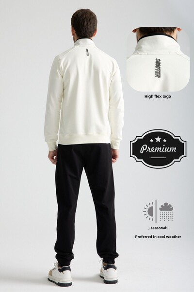 Shooter Sportswear Σετ ανδρικής φόρμας Luxe Άνετη εφαρμογή με μανσέτες μίνιμαλ λογότυπο