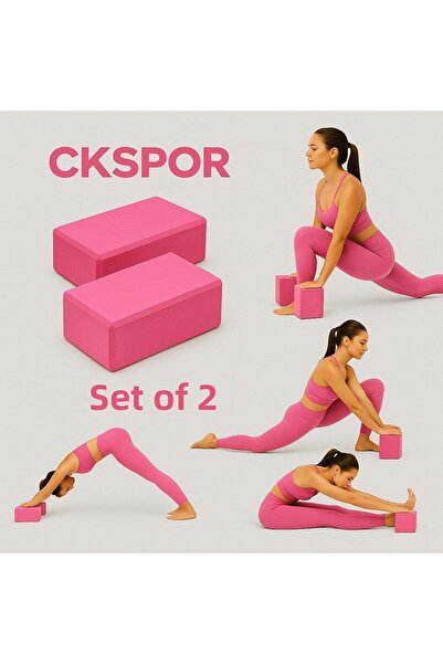 SLİPT Комплект от 2 блока за йога, пилатес, йога, баланс, пяна, 1 чифт