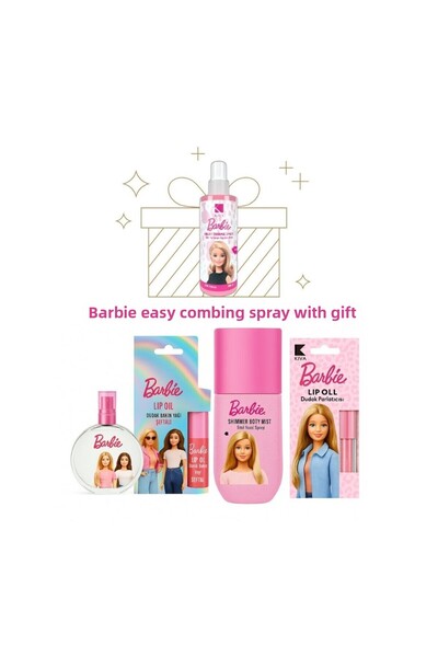 Barbie Licensed Perfume, Skin and Lip Care Set