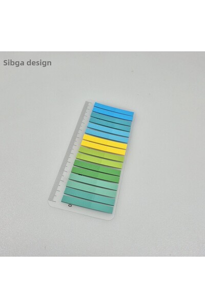sibga tasarım شريط رفيع 320 ورقة ملونة شفافة Post-it Post-it Post It. ملصق ملصق لعلامة الكتب