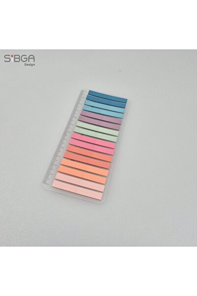 sibga tasarım شريط رفيع 320 ورقة ملونة شفافة Post-it Post-it Post It. ملصق ملصق لعلامة الكتب