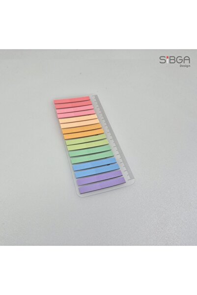 sibga tasarım Thin Strip 320 Sheets Transparent Color Postit Post-It Post It. Bookmark Bookmark Postit Sticker