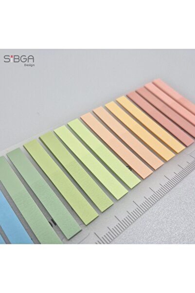 sibga tasarım Thin Strip 320 Sheets Transparent Color Postit Post-It Post It. Bookmark Bookmark Postit Sticker