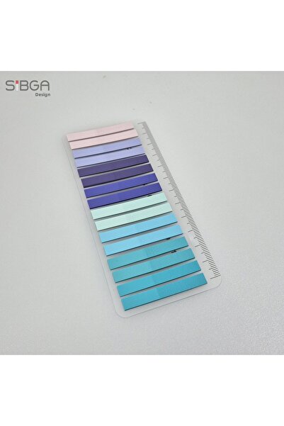 sibga tasarım Thin Strip 320 Sheets Transparent Color Postit Post-It Post It. Bookmark Bookmark Postit Sticker
