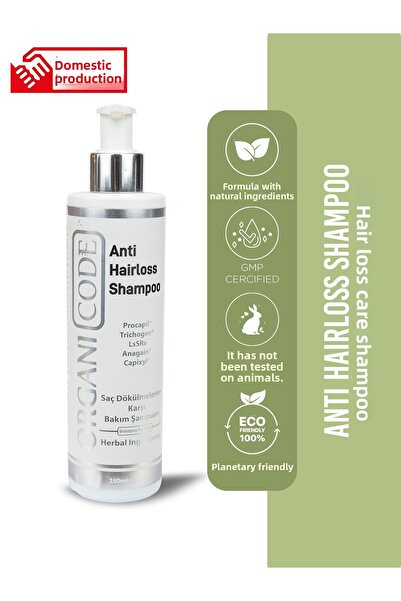 ORGANI CODE شامبو عضوي مضاد للشعر 250 مل.