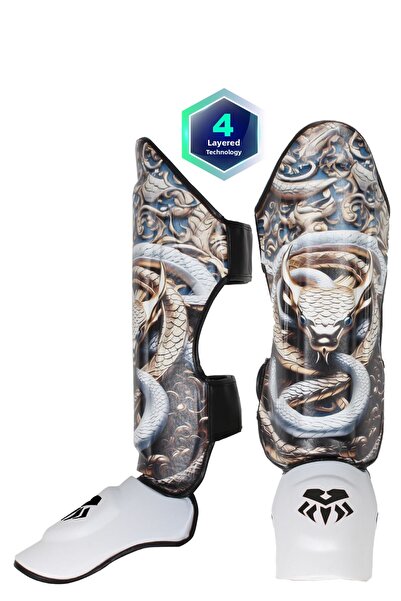 Wingriz واقي القدم للتدليك التايلاندي مطبوع رقميًا من البروفيسور Muay Thai
