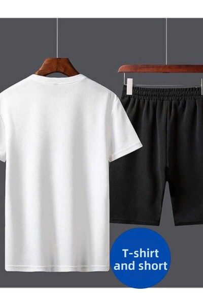 THE WHITE Set de damă cu croială confortabilă, deasupra și sub jos