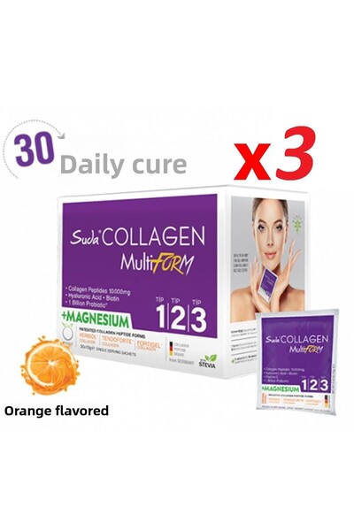 Suda Collagen Multiform Type I,II,III كولاجين + مغنيسيوم + بروبيوتيك للبشرة و...