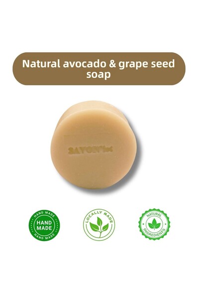 SAVON'ist زيت الأفوكادو الطبيعي وصابون بذور العنب يتميز بخصائص ترطيب مكثفة وم...