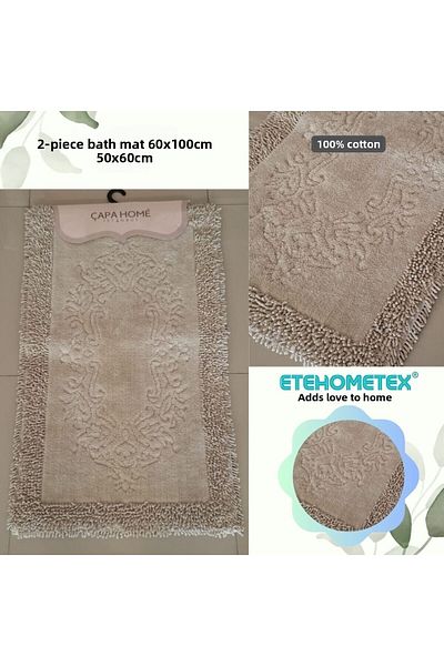 Çapa Home Anchor Home Cotton 2-Pack Bathroom Mat