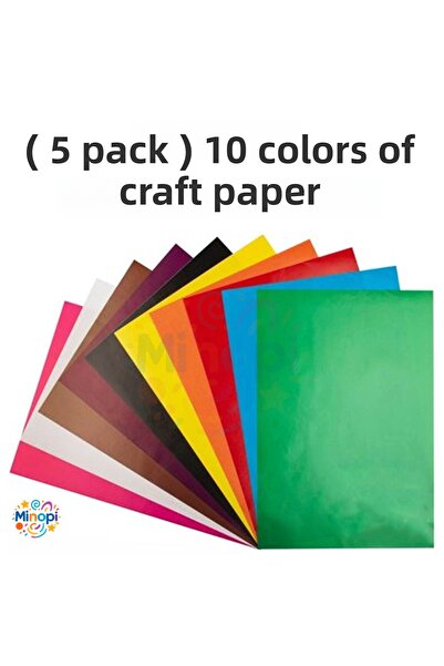 Minopi 5 Pack Handmade Paper 20X30 Pack of 10 Hobby Design Kindergarten Nurse...