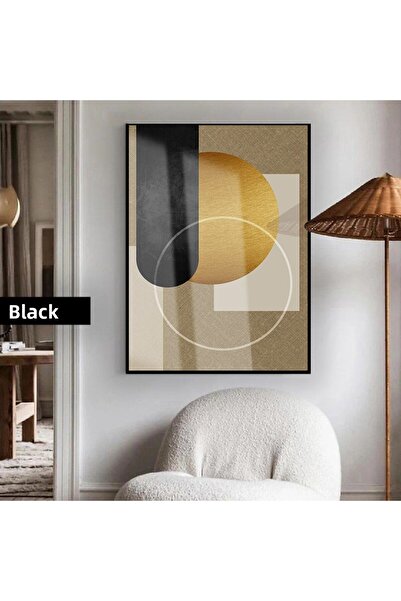 Harikabirev HARİKABİREV | CULOARE GREY-GOLD ABSTRACT BOHO MODEL 01 | TABLA DE...