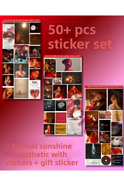 merccuri crafts مجموعة ملصقات جمالية من أريانا غراندي (50+ قطعة) - ملصق لدفتر...