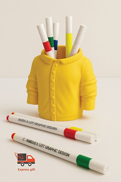 expres hediye Казахстански калъф за моливи, дизайнерски калъф за моливи, калъ...