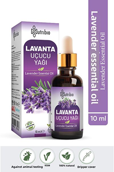 nutribio زيت اللافندر العطري 100% نقي 10 مل