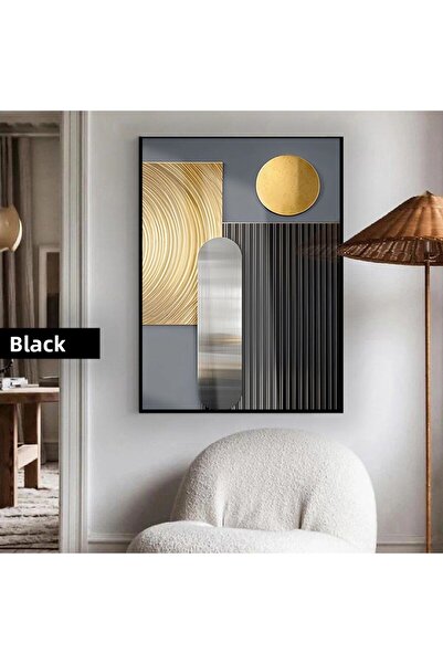 Harikabirev HARİKABİREV |   MODEL GEOMETRIC AUR-NEGRU 01 (BOHEM) | TABLA DE S...