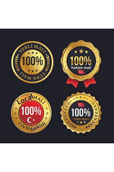 TELLGRAF مجموعة ملصقات ذات طابع محلية (4x4 سم 24 قطعة)